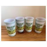 (4) John Deere Cups