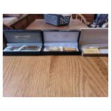 Collection of Three Pierre Cardin and Bradley Writing Instrument Sets