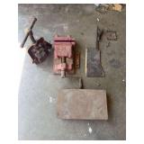 Heavy Vice and Pipe Clamp Lot