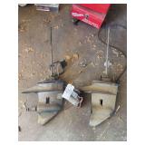 Two Lower Units And A Starter For A Boat