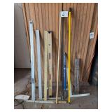 Levels Square and Painting Rods