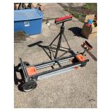 Porta mate saw table and roller
