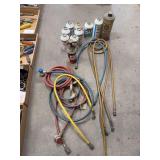 Refrigerant and hoses