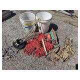 2 Boat Anchors and Tow Ropes