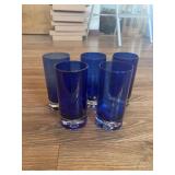 5 Cobalt Blue Glass