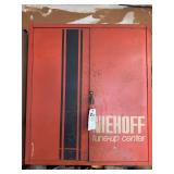 29” W Niehoff Tune Up Center Cabinet with Contents
