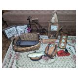 Assorted Decorative Home and Fishing Themed Collection