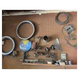 Contents of pegboard