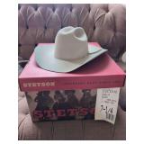 Suede cowboy hat, size 7 1/4