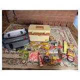 Two Tackle Boxes and fishing Tackle