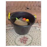 Tub Full Of Fishing Gear