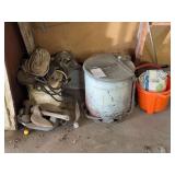 Shop Trash Bin Anchors and Rope