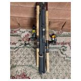 Fishing rods and reels