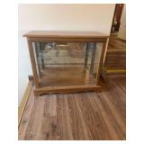 32” W Glass Front Cabinet