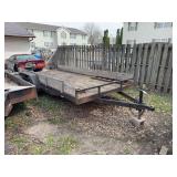 1993 Wood Deck Trailer 16ft L x 7ft W