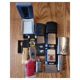 Collection of Assorted Lighters and Accessories