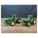 (2) 1/32 John Deere 8330 + 8400 Ertl