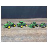 (4) 1/64 John Deere Tractors