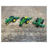 (3) 1/64 John Deere Tractors Custom