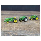 (3) 1/64 John Deere Tractors Custom