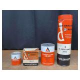 (4) Allis Chalmers Cans + Parts Boxes