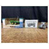 (3) 1/43 John Deere Tractors SC