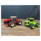 (2) 1/32 Versatile + Steiger 4wd Tractors Ertl