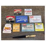 (10) Ford Matchbooks + Pen