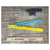 (4) John Deere Rulers, Anvil, Pin