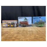 (3) 1/64 Hagie Sprayer + Brent Wagons NIB