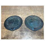 (2) Deere & Mansure Planter Lids