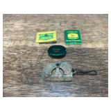 (4) John Deere Matchbooks + Keychains