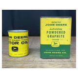 (2) John Deere Cans