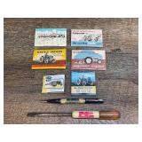 (8) Ford + Ferguson Matchbooks, Pencil, Screwdriver