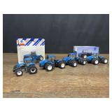 (5) 1/64 New Holland Tractors
