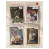 (4) Ken Griffey Jr. Baseball Card Lot