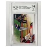 2016 Topps World Series Kyle Schwarber #WS3 Graded BCCG 10