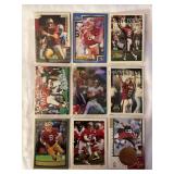 (18) Steve Young San Francisco 49ers Football Trading Cards