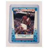 1989 Fleer All-Stars Stickers #3 Michael Jordan Basketball Card