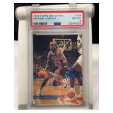 1996 Topps NBA Stars Michael Jordan #124 PSA 8