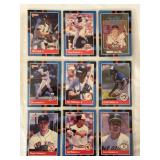 (18) 1988 Donruss Baseball Card Collection Including Bo Jackson, Cal Ripken, and Tony Gwynn