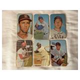(6) 1971 Topps Baseball Round-Edge Cards
