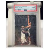 1998 SkyBox Metal Universe Tim Duncan #35 PSA 8