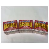 (3) 1991 Fleer Baseball Update Factory Sealed Box Set