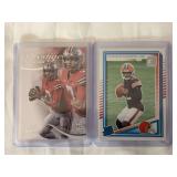 (2) 2023 Panini Prestige C.J. Stroud Rookie Card #314 and 2025 Panini Donruss Shedeur Sanders Rated Rookie Card #306
