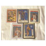(5) 1992 SkyBox USA Basketball Magic Johnson and Larry Bird Trading Card Lot