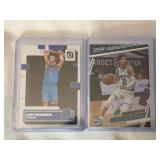(2) 2022-23 Panini Donruss Chet Holmgren Rated Rookie #202 and 2020-21 Panini Prestige LaMelo Ball Rookie #72 Basketball Card Lot
