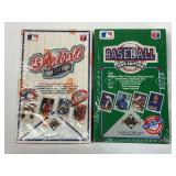 (2) 1990 and 1991 Upper Deck Baseball Factory Sealed Hobby Boxes