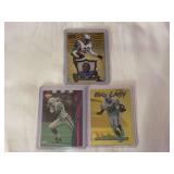 (3) Marshall Faulk 1995-1996 Football Card Lot