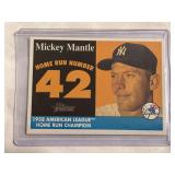 2007 Topps Heritage Mickey Mantle Home Run History #MHRC42 Baseball Card
